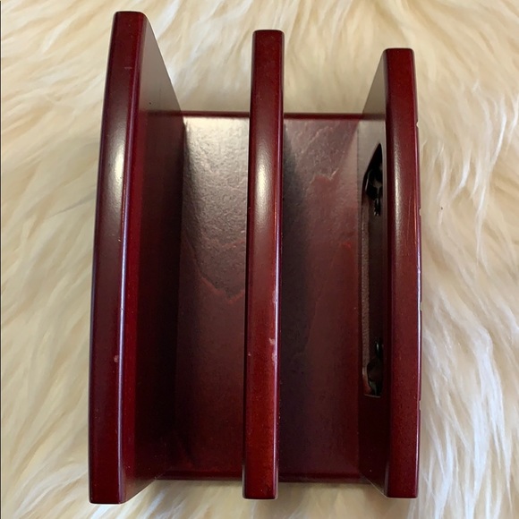 SALE!!! wooden Desk organizer set with picture frame.   4 - Picture 2 of 8